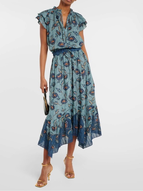 Ulla Johnson Dresses & Skirts - Ulla Johnson Alice asymmetric cotton-blend midi skirt - Size 2